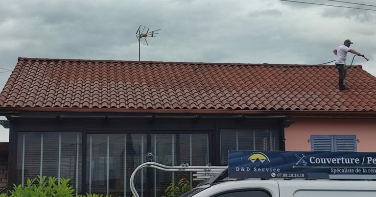 Toiture traitée avec un hydrofuge contre l'humidité (Yvelines)